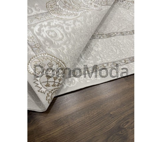  Акриловый ковер NOOR A4026A Cream/Mink - высокое качество по лучшей цене в Украине изображение 4.