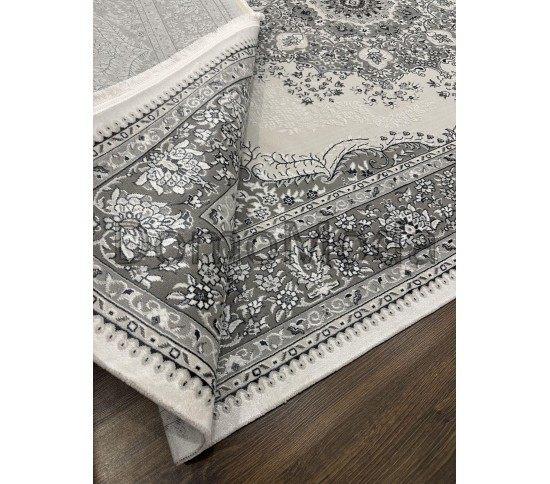  Акриловый ковер NOOR A4033A Cream/Blue - высокое качество по лучшей цене в Украине изображение 2.