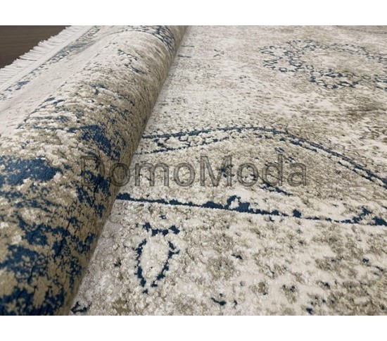 Акриловий килим OTANTIK E017B , BLUE BEIGE - Висока якість за найкращою ціною в Україні зображення 2.