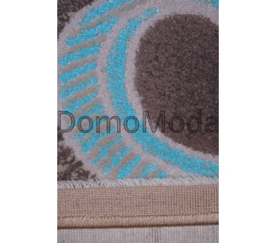 Акриловий килим Paris 0052 cream-turquise - Висока якість за найкращою ціною в Україні зображення 6.