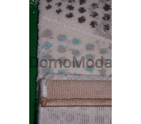 Акриловий килим Paris 0241 cream-turquise - Висока якість за найкращою ціною в Україні зображення 4.