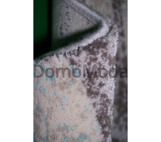 Акриловий килим Paris 0244 cream-turquise - Висока якість за найкращою ціною в Україні зображення 2.