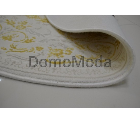 Акриловий килим Premium 1658T yellow-cream - Висока якість за найкращою ціною в Україні зображення 8.