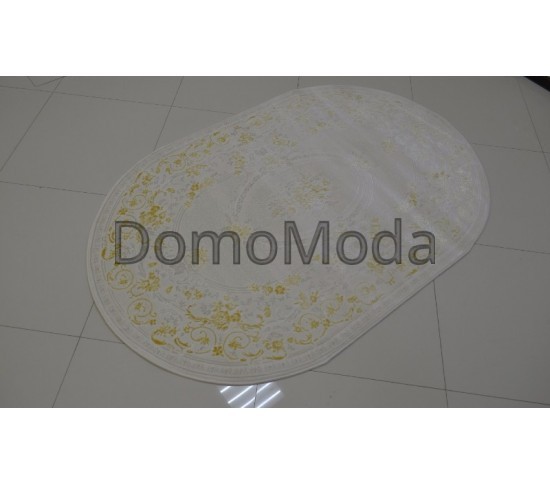 Акриловий килим Premium 1658T yellow-cream - Висока якість за найкращою ціною в Україні зображення 6.