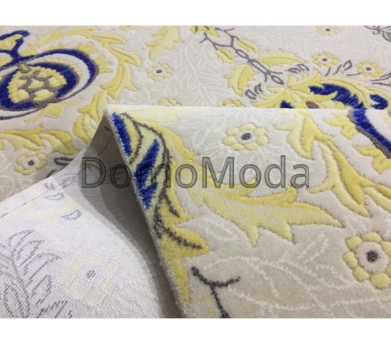 Акриловий килим Sahra 0002 Beige-Mavy - Висока якість за найкращою ціною в Україні зображення 2.