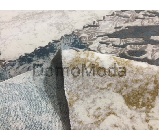 Акриловий килим Sahra 0163A White-Blue - Висока якість за найкращою ціною в Україні зображення 2.