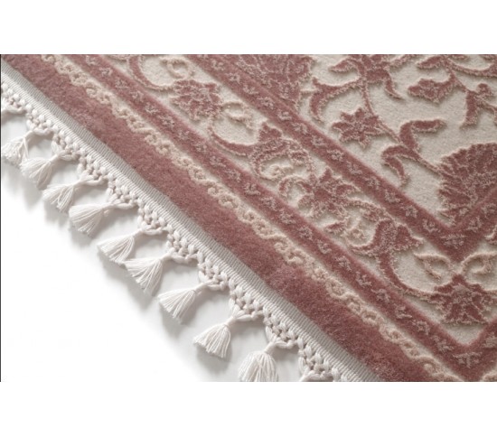 Акриловий килим Sanat Deluks 6896 BEYAZ - Висока якість за найкращою ціною в Україні зображення 4.