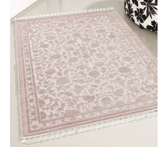 Акриловий килим Sanat Deluks 6896 BEYAZ - Висока якість за найкращою ціною в Україні