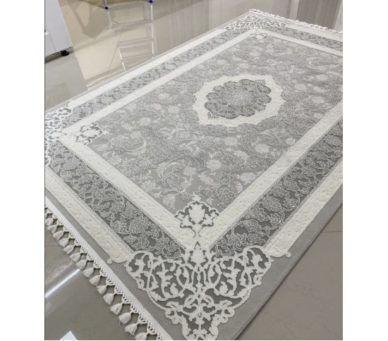 Акриловий килим Sanat Deluks 6990 Gri Купити в інтернет магазині ДомоМода Акриловий килим Sanat Deluks 6990 Gri - Висока якість за найкращою ціною в Україні