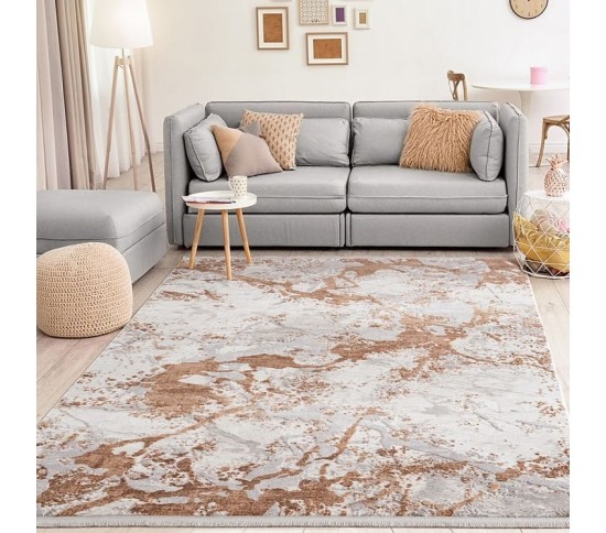 Акриловый ковер SANAT RESIM 2067 TERRA COKEN A GRI - высокое качество по лучшей цене в Украине