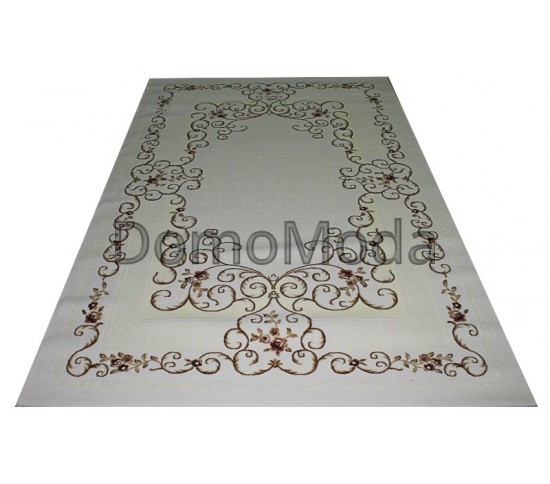 Акриловий килим Simirna 0036A ekru-L.brown - Висока якість за найкращою ціною в Україні