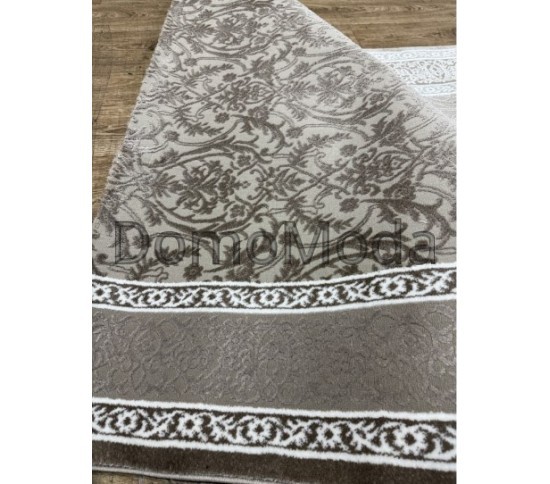 Поліестера килимова доріжка TEMPO 8125 Beige - Висока якість за найкращою ціною в Україні зображення 2.