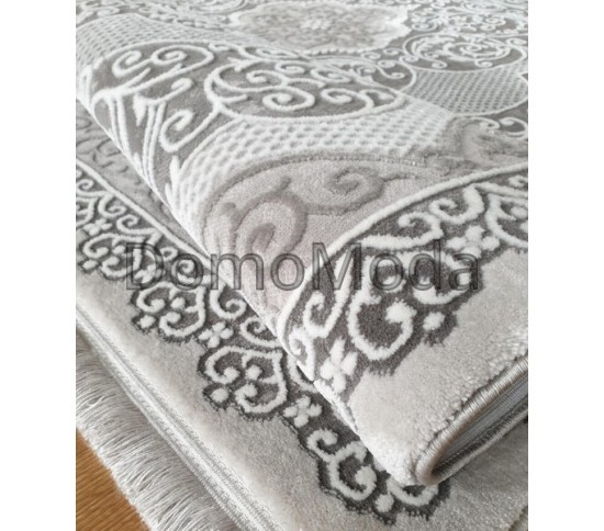 Полиэстеровый ковер TEMPO 116ZA C.POLY.D.GREY/CREAM Купить в интернет магазине ДомоМода фото 2 Полиэстеровый ковер TEMPO 116ZA C.POLY.D.GREY/CREAM - высокое качество по лучшей цене в Украине изображение 2.