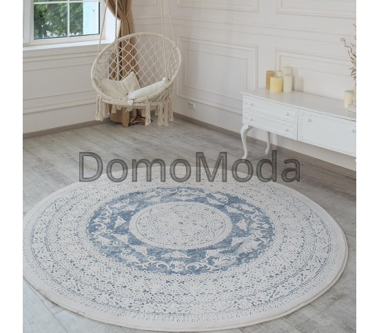 Акриловый ковер Vals W2328C Blue-Ivory - высокое качество по лучшей цене в Украине изображение 3.