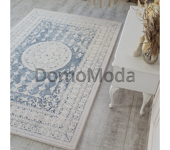 Акриловый ковер Vals W2328C Blue-Ivory - высокое качество по лучшей цене в Украине изображение 7.