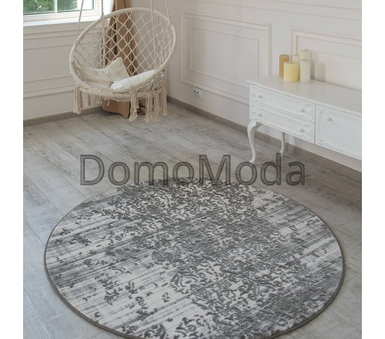 Акриловий килим Vals W2769 C.Ivory-D.Grey - Висока якість за найкращою ціною в Україні зображення 5.