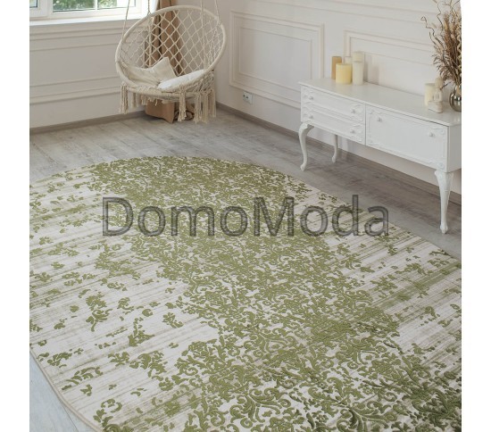 Акриловий килим Vals W2769 C.Ivory-H.Green - Висока якість за найкращою ціною в Україні зображення 5.