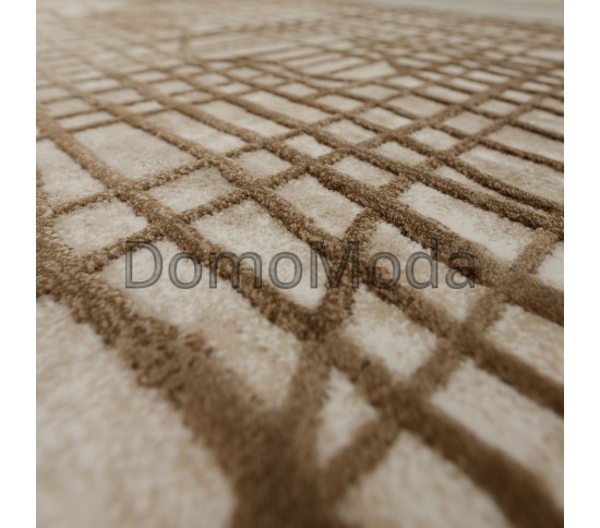 Акриловий килим Vals W2329C Beige-D.Beige - Висока якість за найкращою ціною в Україні зображення 4.