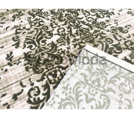 Акриловий килим Vals W2769 C.Ivory-H.Green - Висока якість за найкращою ціною в Україні зображення 3.