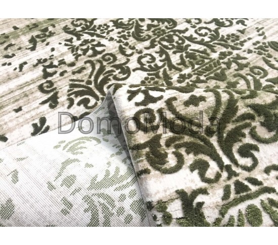 Акриловий килим Vals W2769 C.Ivory-H.Green - Висока якість за найкращою ціною в Україні зображення 2.