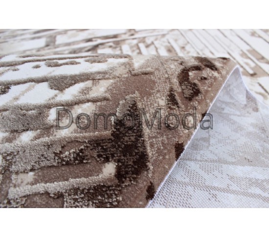 Акриловий килим Vals W8380 D.Beige-Beige - Висока якість за найкращою ціною в Україні зображення 3.
