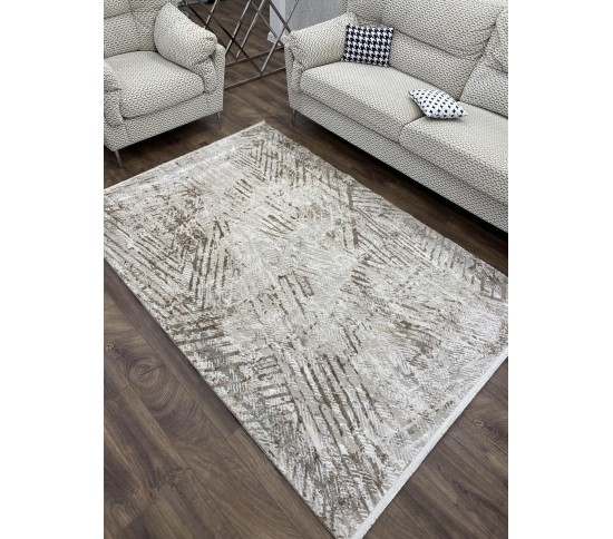 Акриловий килим VERSAY A786A , CREAM BEIGE - Висока якість за найкращою ціною в Україні зображення 6.