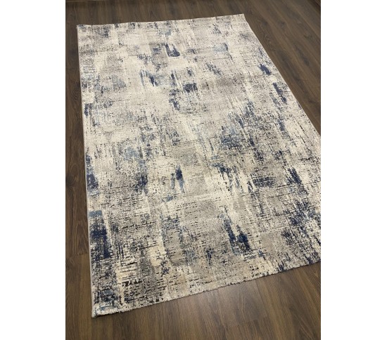 Акриловий килим VISTA NEW 9877A , CREAM BLUE - Висока якість за найкращою ціною в Україні зображення 2.