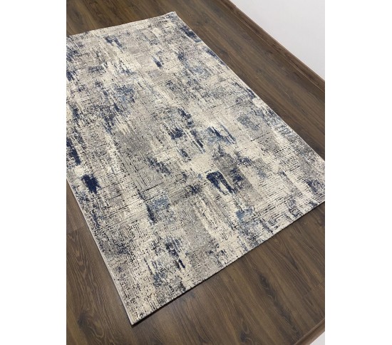 Акриловий килим VISTA NEW 9877A , CREAM BLUE - Висока якість за найкращою ціною в Україні зображення 4.