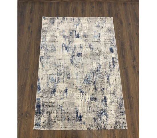 Акриловий килим VISTA NEW 9877A , CREAM BLUE - Висока якість за найкращою ціною в Україні