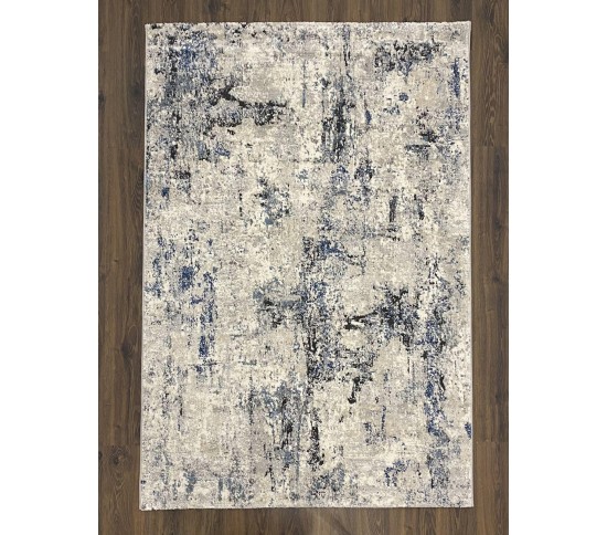 Акриловий килим VISTA NEW 9878A , CREAM BLUE - Висока якість за найкращою ціною в Україні