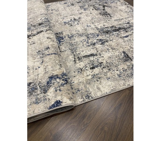 Акриловий килим VISTA NEW 9878A , CREAM BLUE - Висока якість за найкращою ціною в Україні зображення 5.