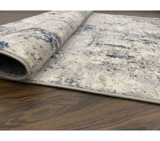 Акриловий килим VISTA NEW 9878A , CREAM BLUE - Висока якість за найкращою ціною в Україні зображення 3.