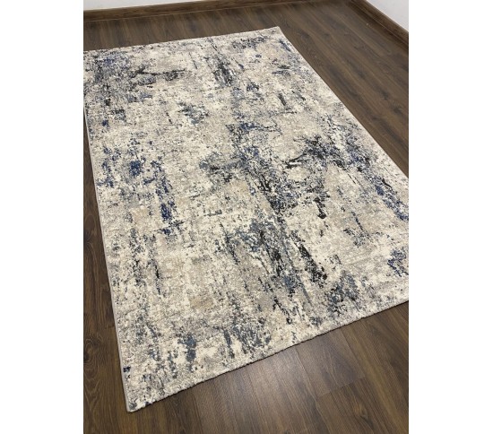 Акриловий килим VISTA NEW 9878A , CREAM BLUE - Висока якість за найкращою ціною в Україні зображення 2.