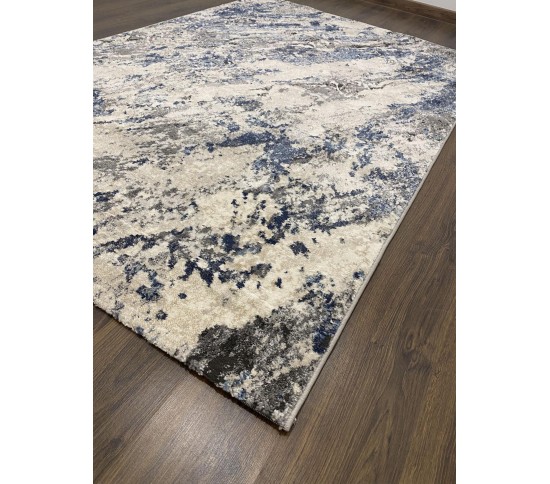 Акриловий килим VISTA NEW 9879A , CREAM BLUE - Висока якість за найкращою ціною в Україні зображення 3.