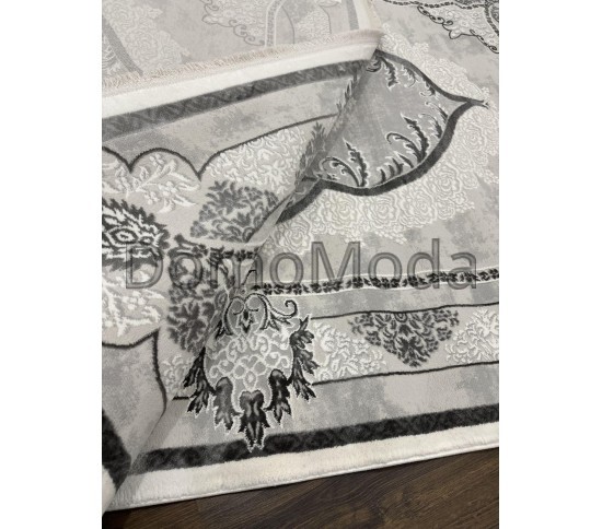 Ковер ZARIA A4177A Cream/Dark Grey - высокое качество по лучшей цене в Украине изображение 4.