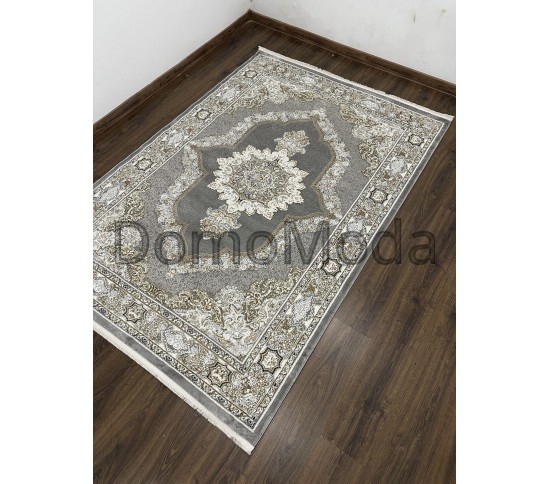Ковер ZARIA A4186A Grey/Gold - высокое качество по лучшей цене в Украине изображение 3.