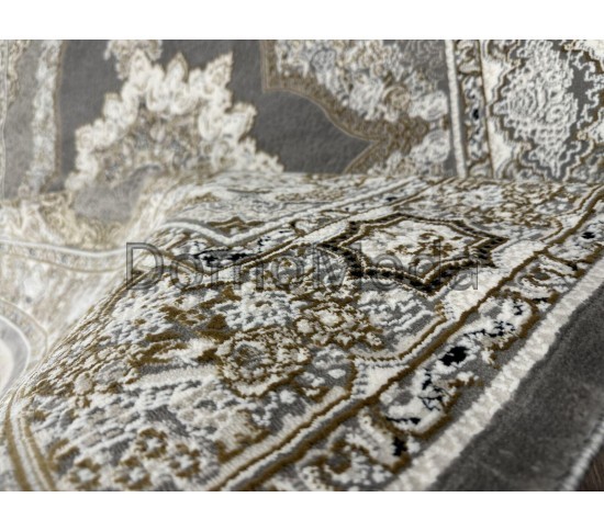 Ковер ZARIA A4186A Grey/Gold - высокое качество по лучшей цене в Украине изображение 2.