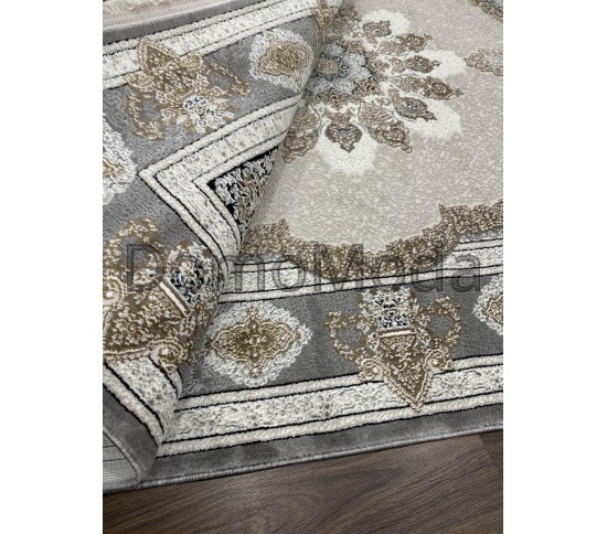 Ковер ZARIA A4187A Grey/Gold - высокое качество по лучшей цене в Украине изображение 4.
