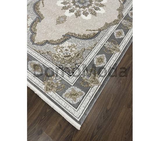 Ковер ZARIA A4187A Grey/Gold - высокое качество по лучшей цене в Украине изображение 2.
