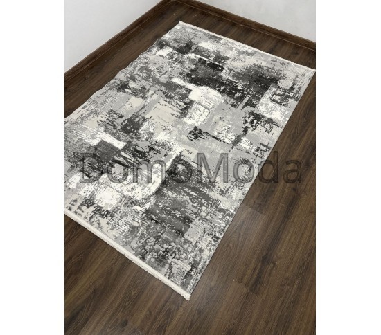 Ковер ZARIA A4340A Cream/Dark Grey  - высокое качество по лучшей цене в Украине изображение 4.