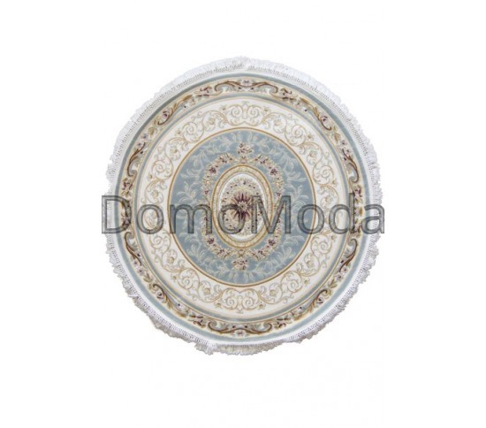 Акриловий килим Zarina 2657A Blue-Cream - Висока якість за найкращою ціною в Україні зображення 2.