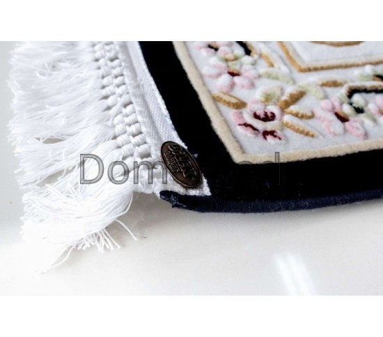 Акриловий килим Zarina 2657A Cream-navy - Висока якість за найкращою ціною в Україні зображення 5.