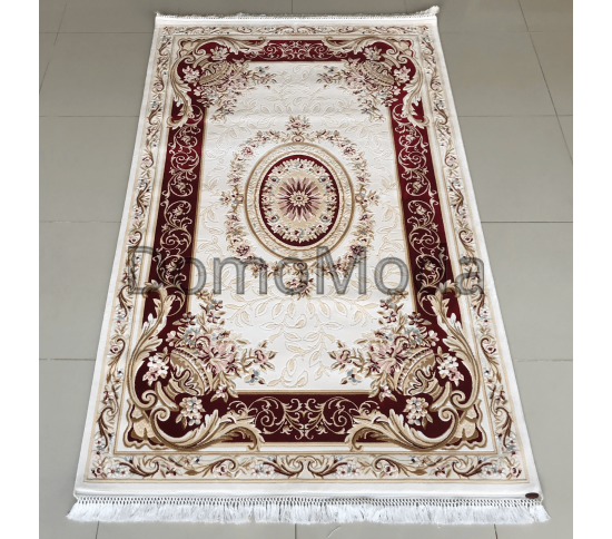 Акриловий килим Zarina 2657A cream-d.red - Висока якість за найкращою ціною в Україні
