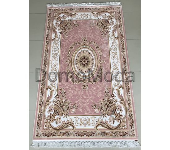 Акриловий килим Zarina 2657A pink-Cream Купити в інтернет магазині ДомоМода Акриловий килим Zarina 2657A pink-Cream - Висока якість за найкращою ціною в Україні