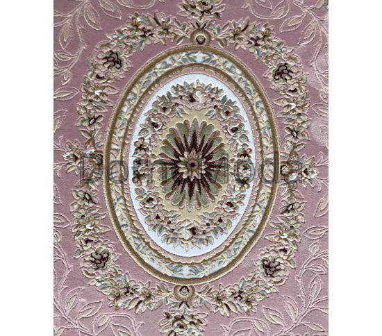 Акриловий килим Zarina 2657A pink-Cream Купити в інтернет магазині ДомоМода фото 2 Акриловий килим Zarina 2657A pink-Cream - Висока якість за найкращою ціною в Україні зображення 2.