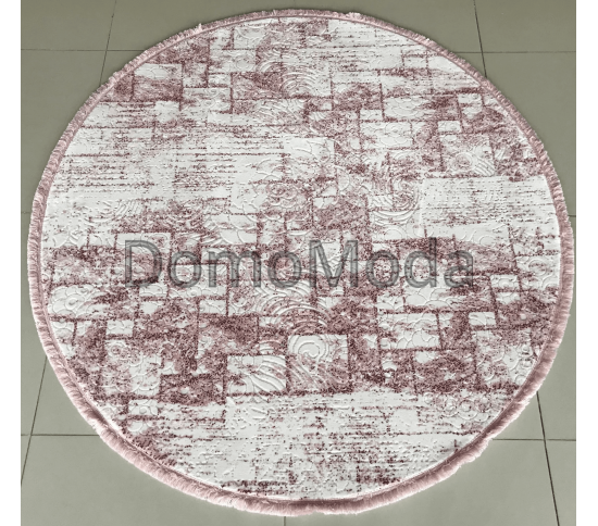 Акриловий килим Zarina 2667A Pink-Cream - Висока якість за найкращою ціною в Україні зображення 2.