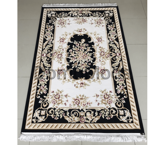 Акриловий килим Zarina 2684A cream - navy - Висока якість за найкращою ціною в Україні