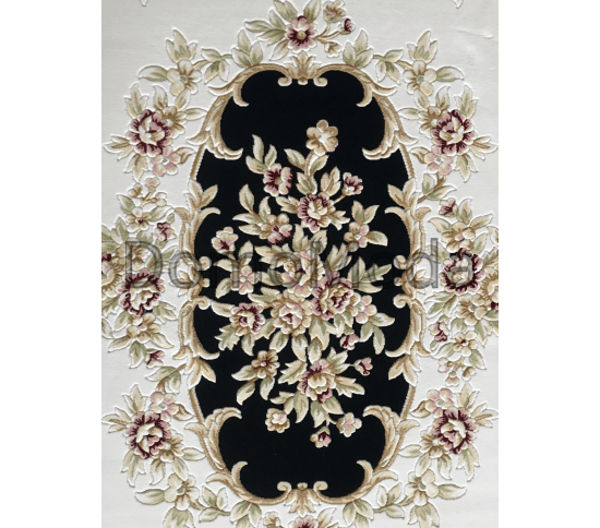 Акриловий килим Zarina 2684A cream - navy - Висока якість за найкращою ціною в Україні зображення 3.