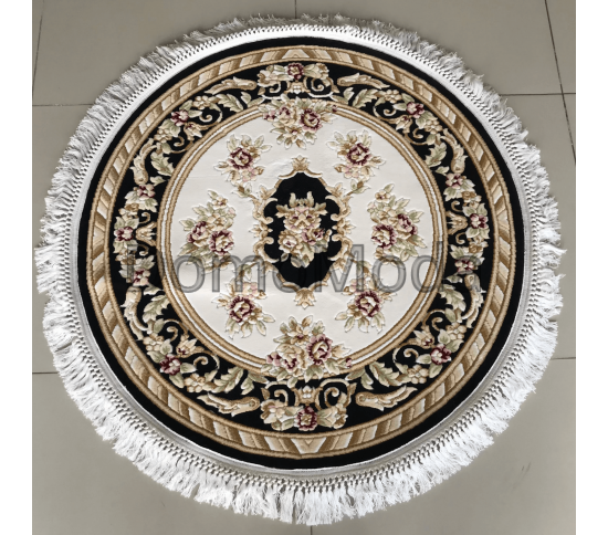 Акриловий килим Zarina 2684A cream - navy - Висока якість за найкращою ціною в Україні зображення 5.