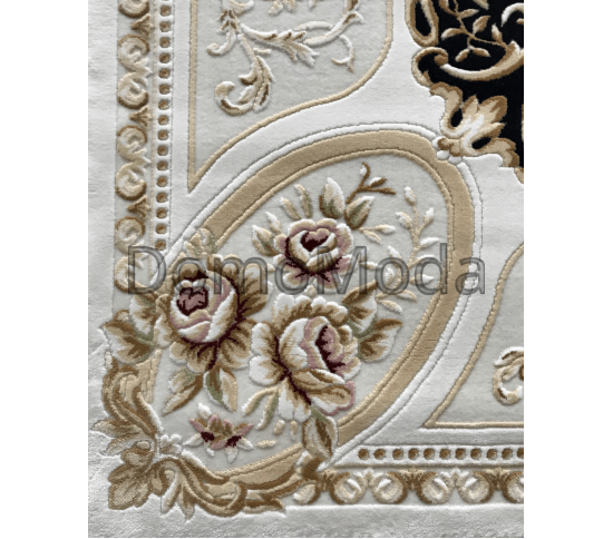 Акриловий килим Zarina 2693A Cream-navy - Висока якість за найкращою ціною в Україні зображення 2.